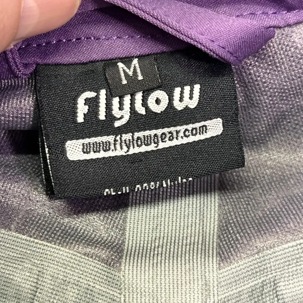 Flylow Snow Pants Womens Medium Purple Waterproof Ski Snowboard Zip Pockets - Picture 10 of 16